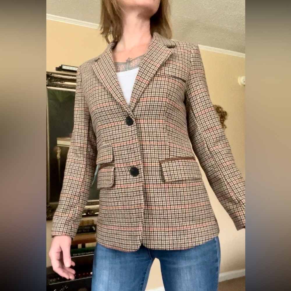 Academia Plaid Blazer✨📚